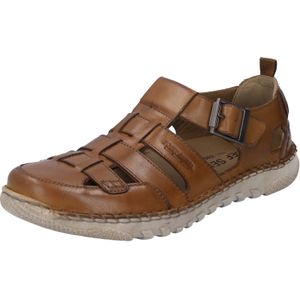 Josef Seibel WILSON 08 - Heren sandalen - Kleur: Cognac - Maat: 44