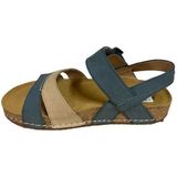 Hannah - 01 - Sandalen - Nubuckleer - Zwart