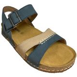 Hannah - 01 - Sandalen - Nubuckleer - Zwart