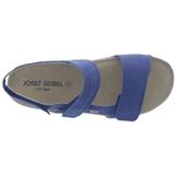 Hannah - 02 - Sandalen - Effen - Leer - Open Toe - Blokhak