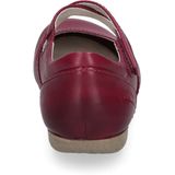 Ballerina's - Leer - Platte Hak - Klittenbandsluiting