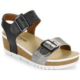 JOSEF SEIBEL - Quinn 02 - Sandaal - Grijs - Klittenband - Lichtgewicht