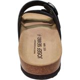 Josef Seibel - Josef 01 - Slippers - Zwart - Leer - Gespsluiting