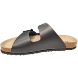 Josef Seibel - Josef 01 - Slippers - Zwart - Leer - Gespsluiting