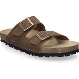 Sandaal - Bruin - Suèdeleer - Plateau Hak 2 cm