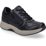 Josef Seibel - Elli 06 - Sneakers - Zwart - Comfort Schoen met Verwisselbare Binnenzool