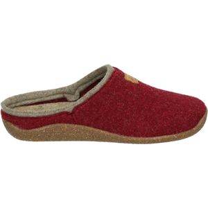 Westland - VINNY 01 - Dames Pantoffels - Bruin - Stof - Rubber Zool