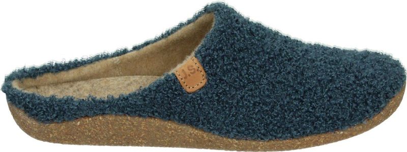 Westland - VINNY 03 - Pantoffels - Blauw - Stof - Rubber Zool