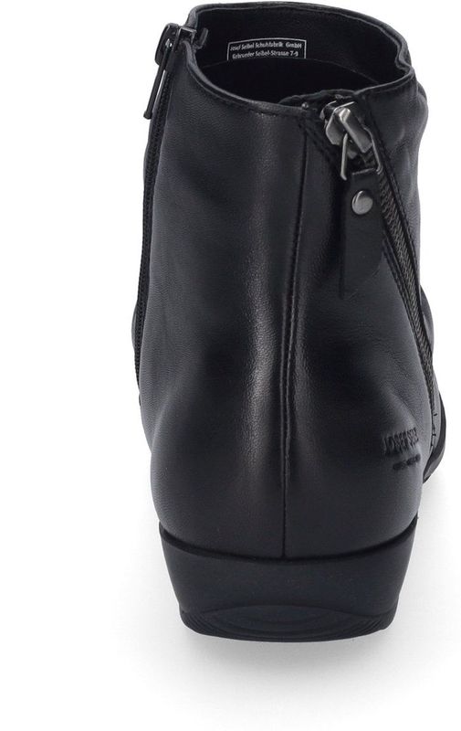 JOSEF SEIBEL - Naly 61 - Enkellaars - Zwart - Nappaleer - Warm Gevoerd