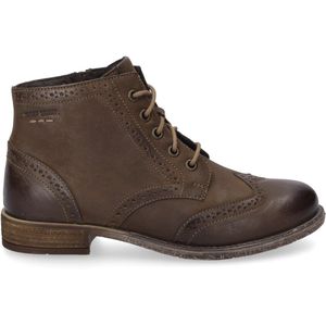 JOSEF SEIBEL - Sienna 75 - Enkellaars - Beige - Nappaleer - Vetersysteem