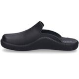 Josef Seibel - MONACO 202 - Pantoffels - Zwart - Glad Leer - Rubber Zool
