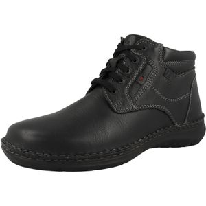 Josef Seibel - New Anvers - Nette Schoenen - Zwart - Pluche - Vetersluiting