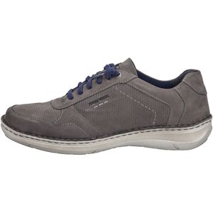 JOSEF SEIBEL - New Anvers 97 - Halfhoge Schoen - Asfalt - Nubuckleer