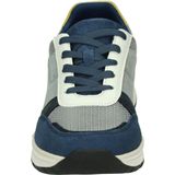 Veterschoen - Blauw/Multicolour - Leer - Zeer Brede Pasvorm