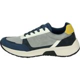 Veterschoen - Blauw/Multicolour - Leer - Zeer Brede Pasvorm