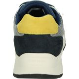 Veterschoen - Blauw/Multicolour - Leer - Zeer Brede Pasvorm