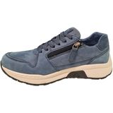 Josef Seibel - MITCHELL 50 - Lage Sneakers - Blauw - Leer en Suède - Rubber Zool