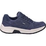 Josef Seibel - MITCHELL 50 - Lage Sneakers - Blauw - Leer en Suède - Rubber Zool