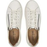 Josef Seibel - Megan 01 - Sneakers - Wit-Zilver - Leer