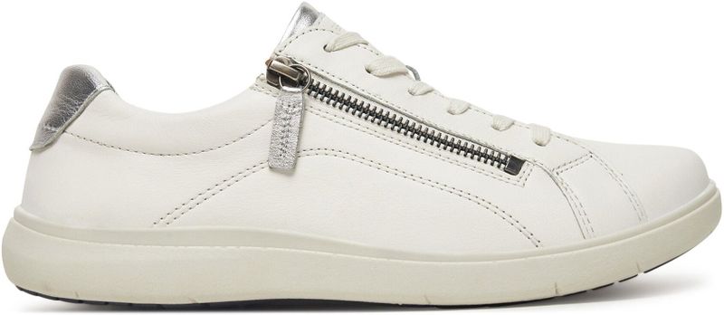 Josef Seibel - Megan 01 - Sneakers - Wit-Zilver - Leer