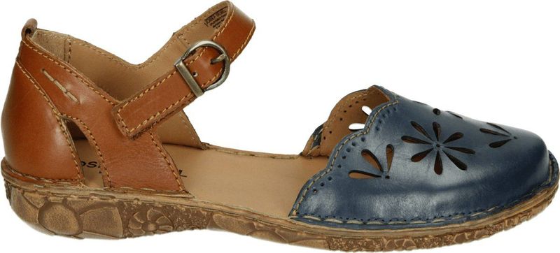 Josef Seibel - ROSALIE 04 - Dames Sandalen - Shark-Kombi - Leer - Rubber