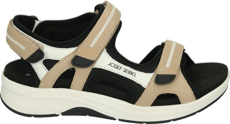 Josef Seibel - Estelle 02 - Sandalen - Beige/multicolour - Klittenbandsluitingen