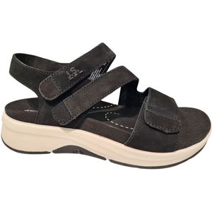 Josef Seibel - ESTELLE 03 - Sandalen - Zwart - Nubuck - Rubber Zool