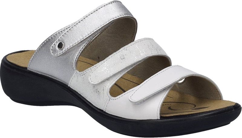 Josef Seibel - Ibiza 10 - Slipper - Wit/Multi - Leer
