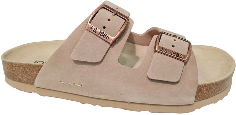 Josef Seibel - HERMINE 01 - Dames Slippers - Wit/beige - Nubuck/Rubber