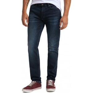 Mustang - Heren Jeans - Heren   Blauw - Katoen - 3122-1008948