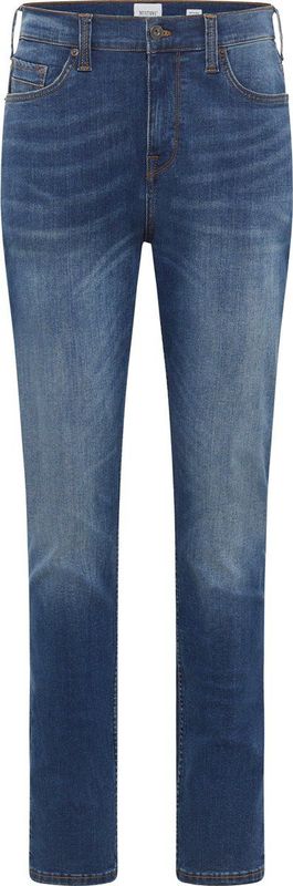 MUSTANG Heren Jeans Broek Vegas, blauw, 28W / 32L