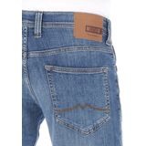 Mustang Heren Jeans Broeken Oregon tapered Fit Blauw Volwassenen Denim Jeansbroek