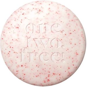 one.two.free! - Exfoliating Soap Bar - Roze - Plantaardige Peelingdeeltjes