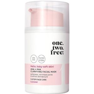 One.two.free! - AHA + PHA Clarifying Facial Mask - Gezichtsmasker - Zacht - 50ml