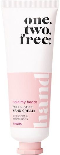 One-two-free! - Super Soft - Handcrème - 50 ml - Hydraterend met Babassu-Olie en Sheaboter