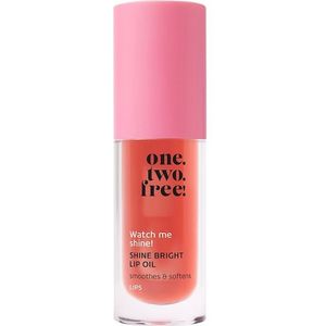 One.two.free! - Shine Bright Lip Oil - 01 Paradise Peach - 5 ml - Gezichtsverzorging