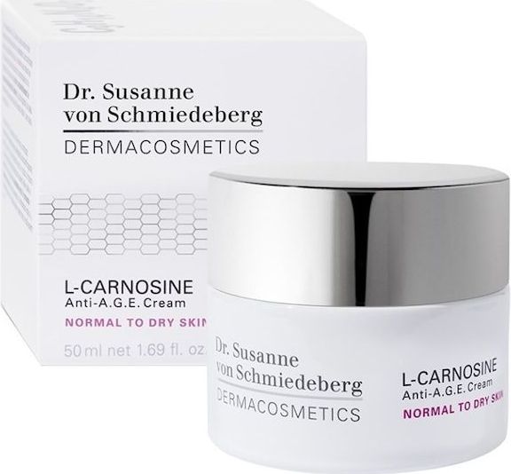 Dr. Susanne von Schmiedeberg Gezichtsverzorging Face creams L-Carnosine Anti-A.G.E. Cream Normal to Dry Skin 50 ml (€ 1.643,00 / 1 l)