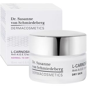 Dr. Susanne von Schmiedeberg Gezichtsverzorging Face creams L-Carnosine Anti-A.G.E. Cream for dry skin 15 ml (€ 1.163,33 / 1 l)