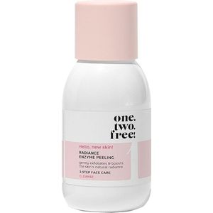 one.two.free! Stap 1: Reiniging Radiance Enzyme Peeling Gezichtsscrub en -peeling 35 g