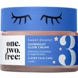 One.two.free! - Overnight Glow Cream - Gezichtsverzorging - 50 ml