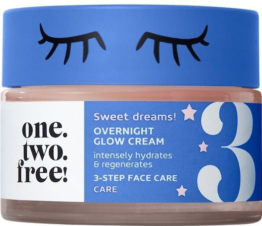 One.two.free! - Overnight Glow Cream - Gezichtsverzorging - 50 ml