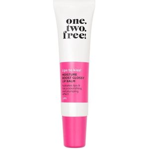 one.two.free! - Moisture Boost Glossy Lip Balm Lippenbalsem 13 g 01 Original