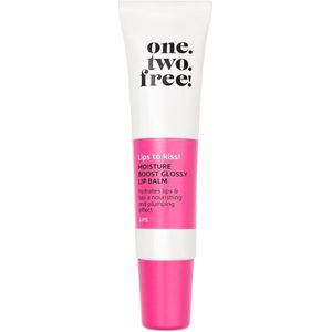 one.two.free! - Moisture Boost Glossy Lip Balm Lippenbalsem 13 g 04 Rising Red