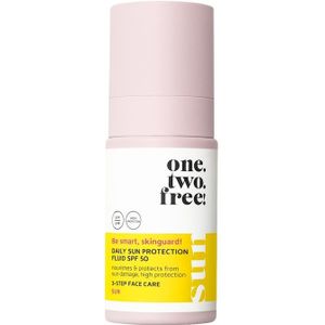 One.two.free! Huidverzorging Gezichtsverzorging Daily Sun Protection Fluid SPF 50