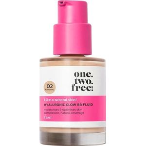 one.two.free! - Stap 3: Verzorging Hyaluronic Glow BB Fluid BB cream & CC cream 30 ml Natural