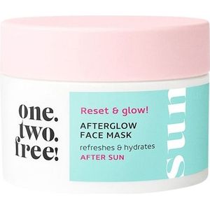 One.two.free! - Afterglow - Gezichtsmasker - Hydratatie - Voor Alle Huidtypes