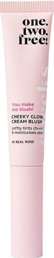 One.two.free! - Cheeky Glow Cream Blush - 01 Real Rose - 14 ml