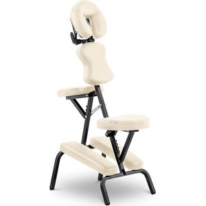 physa - Opklapbare massagestoel - 130 kg - Beige