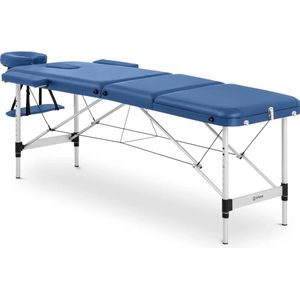 physa Opvouwbare massagetafel - 185 x 60 x 60 - 81 cm - 180 kg - Blauw - 4062859033291