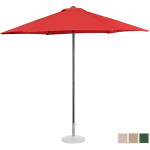 Uniprodo Parasol groot - rood - zeshoekig - Ø 270 cm - 4062859088819